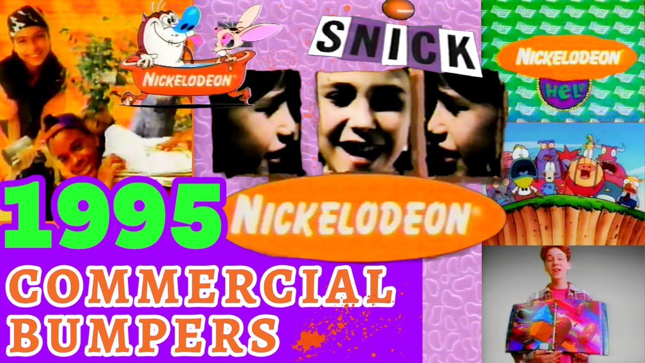 1995 Nickelodeon Commercials Bumpers SNICK