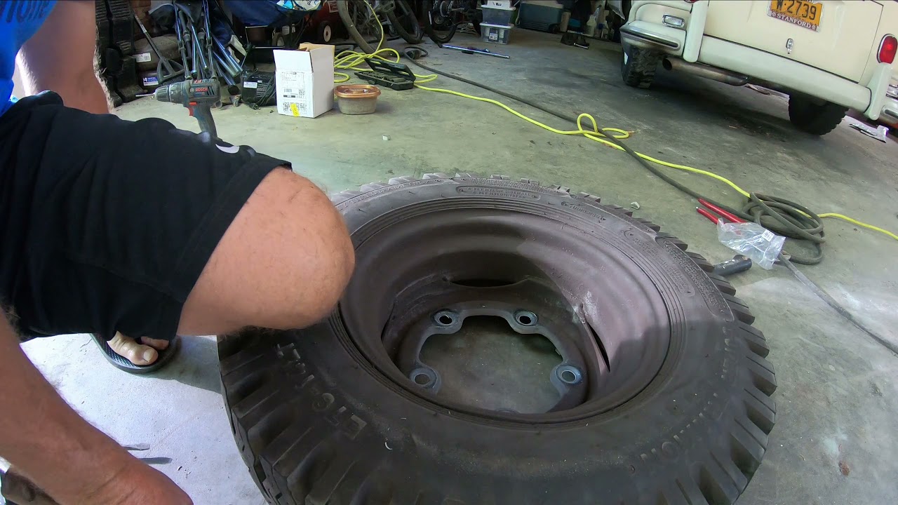 1966 Volkswagen Split Bus - Video 10 - Hubcap Clip Repair and 14 Inch Wheel Restoration and Painting