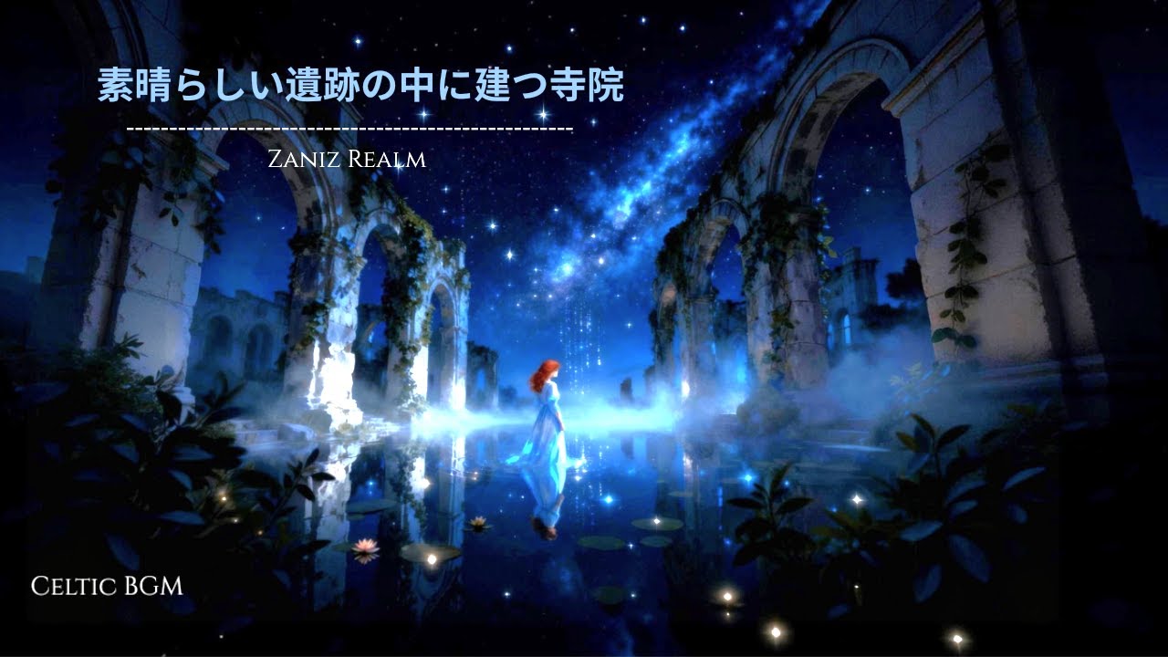 【Celtic BGM】 Celestial Ruins Ambience | Healing Music for Sleep & Stress Relief