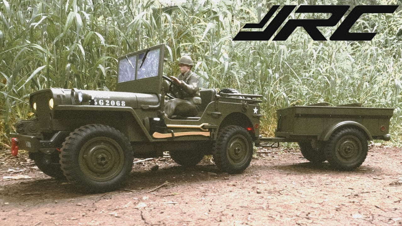 JJRC C8815 Military Jeep GETS Massive Upgrade with Trailer!