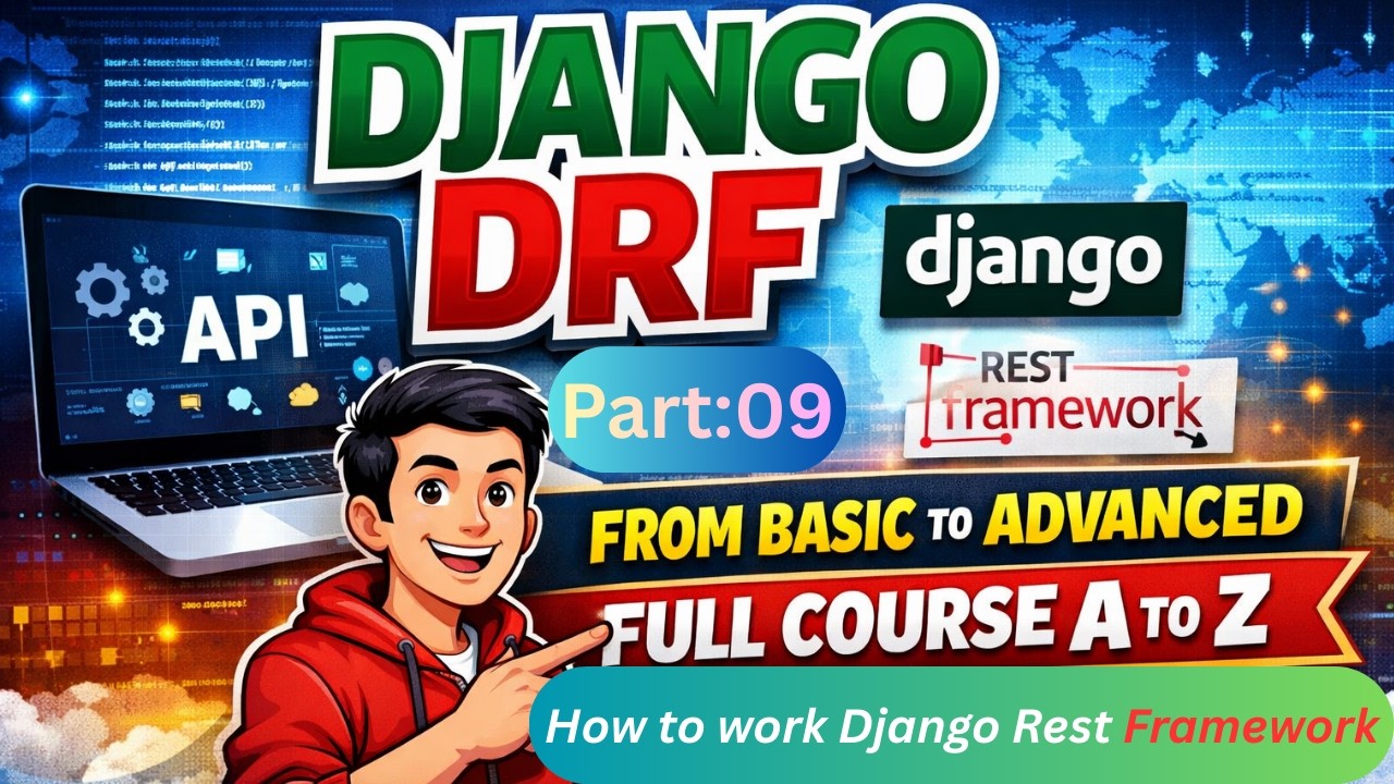 Django REST Framework (DRF) Explained A–Z | FBV vs CBV vs Generic Views vs ViewSets Explained