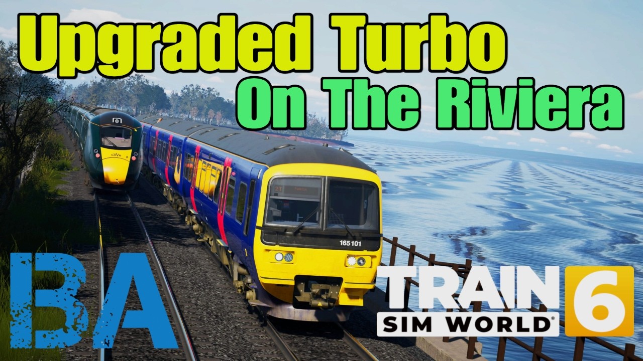 UPGRADED TURBO On The Riviera Line - Class 165 From GWE Remaster - Train Sim World 6