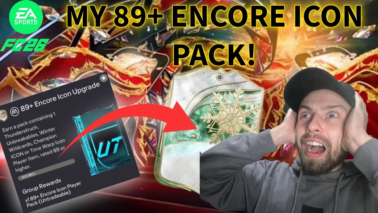 89+ ENCORE ICON PACK! FC26 Ultimate Team Pack Opening