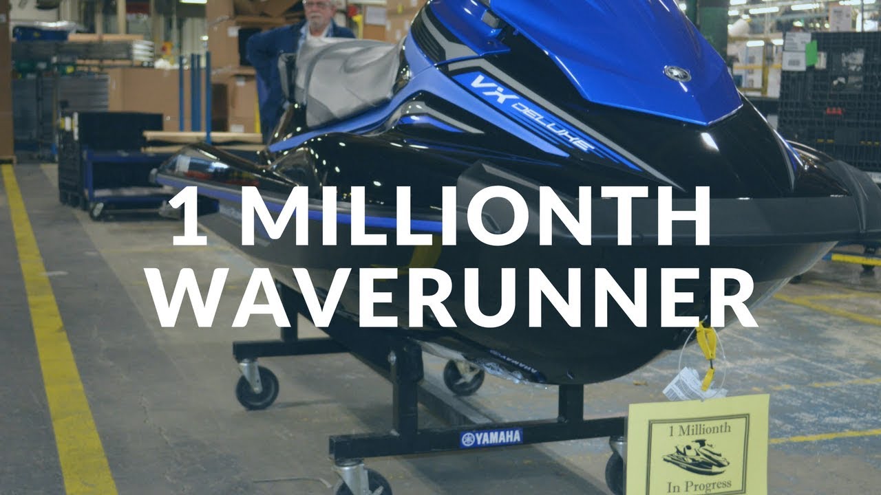 Yamaha Builds the One-Millionth WaveRunner