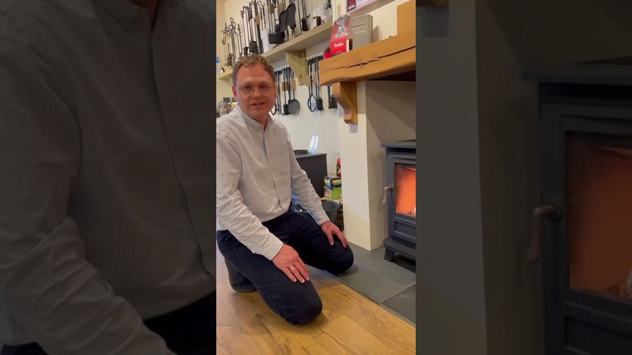 Light fire in Chesneys Wood Stove From Iron and Wood, Wood Burning Stove Specialists in Oxfordshire.