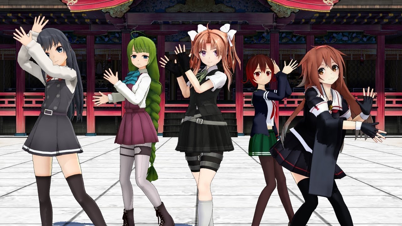【MMD艦これ】白露・朝潮・陽炎・睦月・夕雲で「チャンバラジョニー」