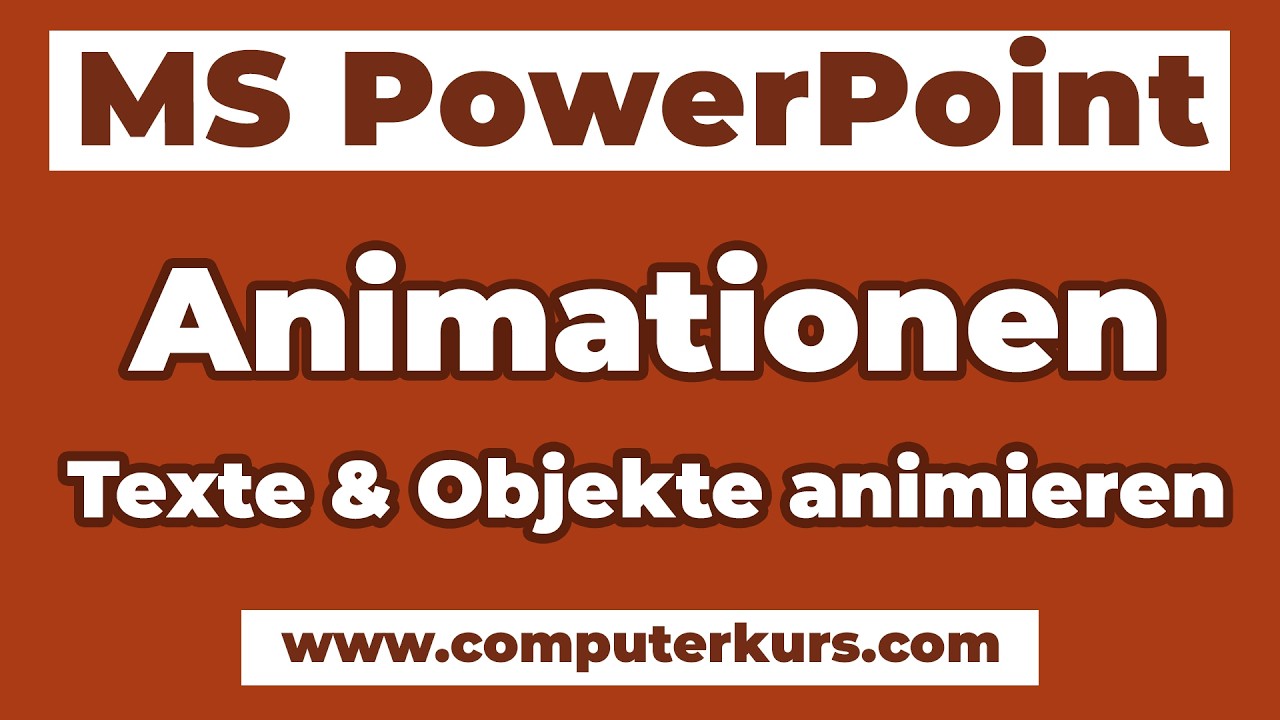 ✨ PowerPoint Animationen hinzufügen – So bringst du Bewegung in deine Folien!