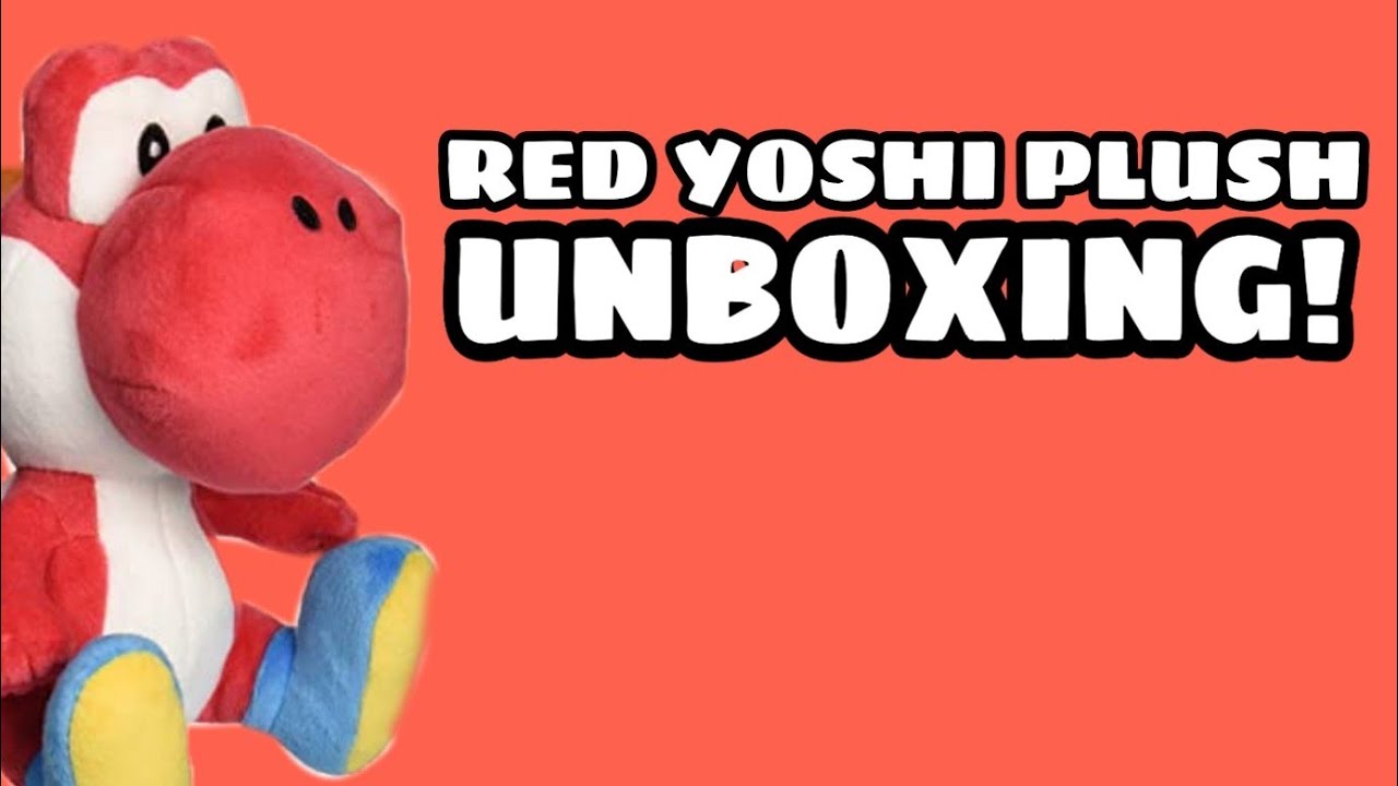 Red Yoshi Plush Unboxing!