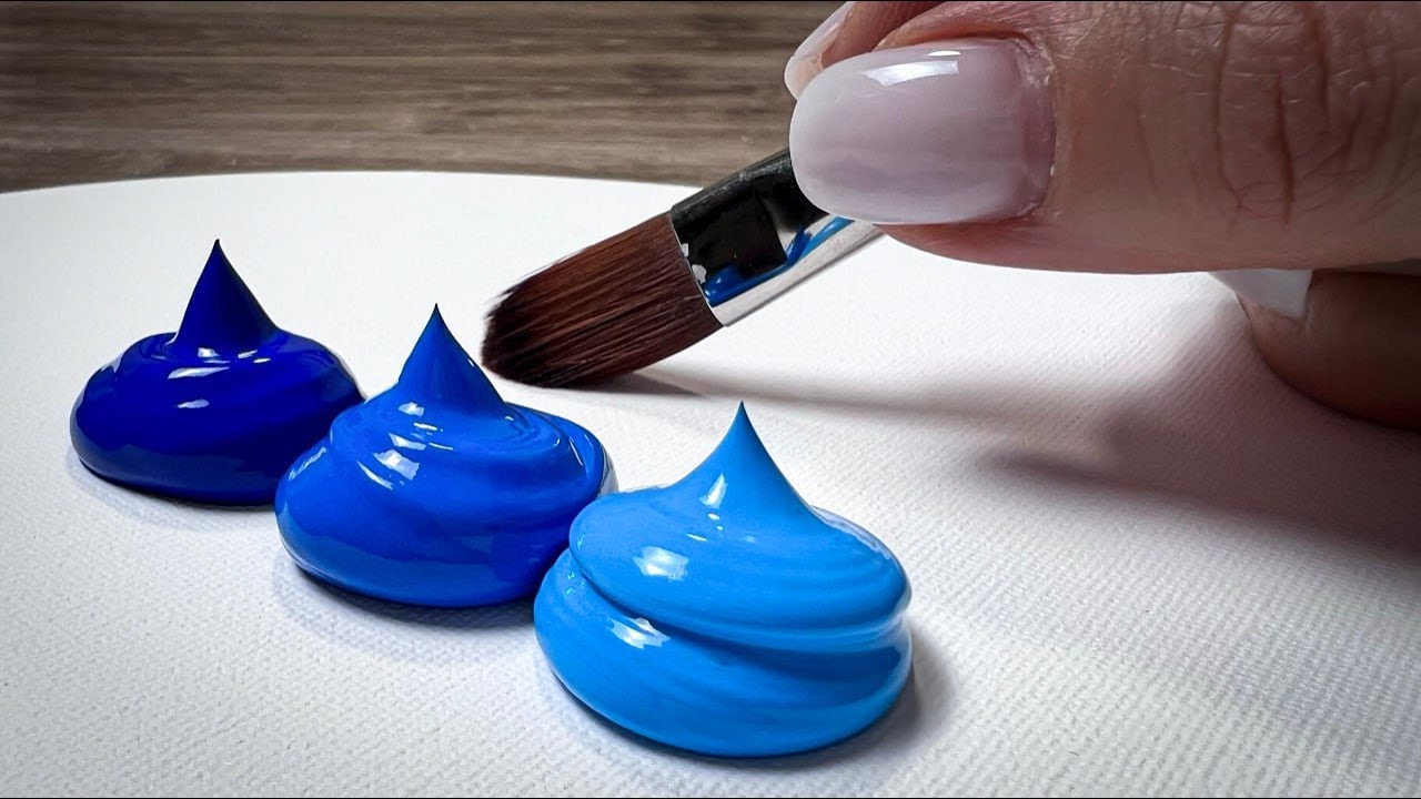 How to Paint Abstract Gold Moon | Easy Art