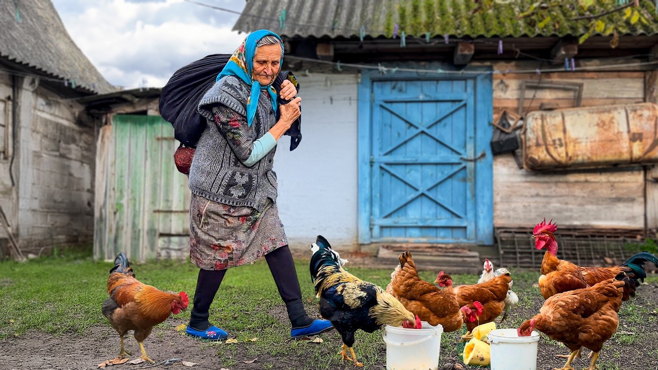 Hardworking Village Life: Grandma’s Unique Cooking and Family Bonds