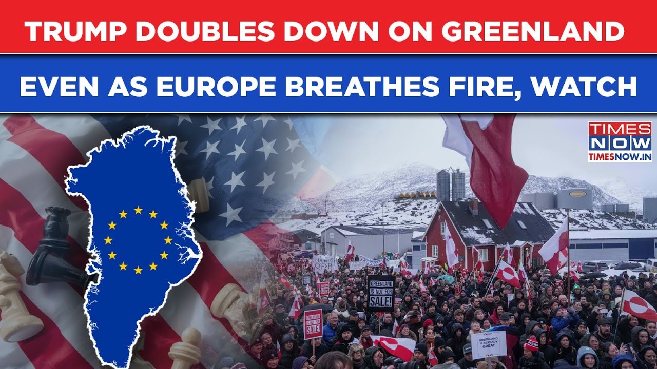 Greenland Tensions: Trump Doubles Down, Says 'No Going Back'| Europe Hits Back| Big Davos Showdown