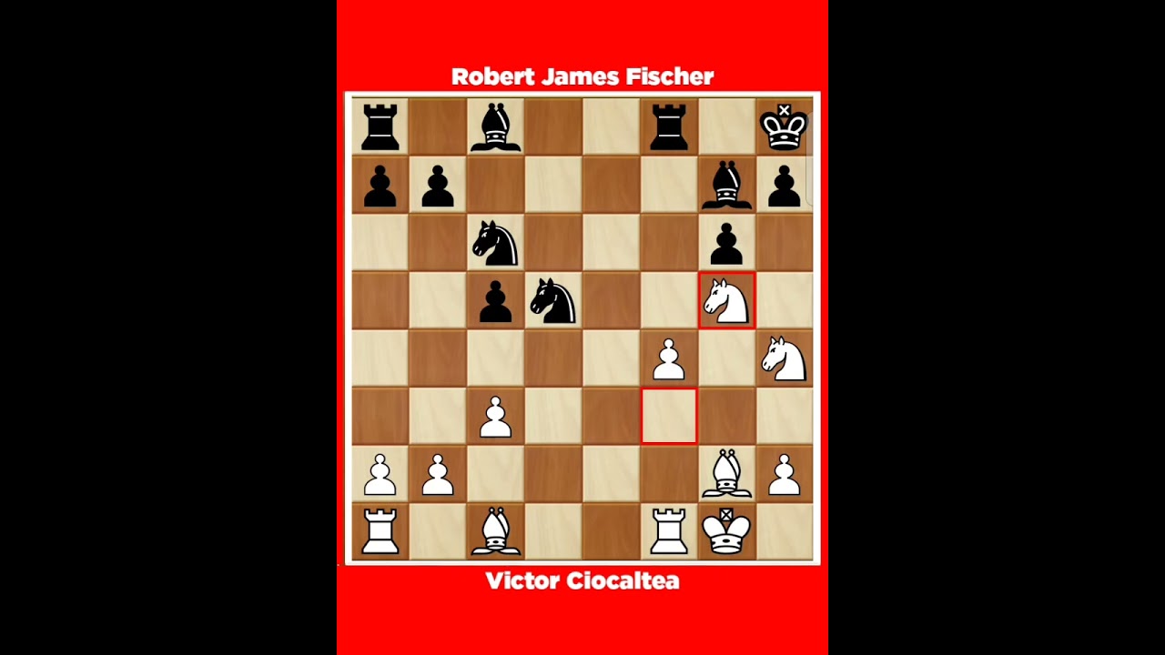 Viktor Ciocaltea vs Robert James Fischer √ Olympiad Verna Bulgaria, 1962.