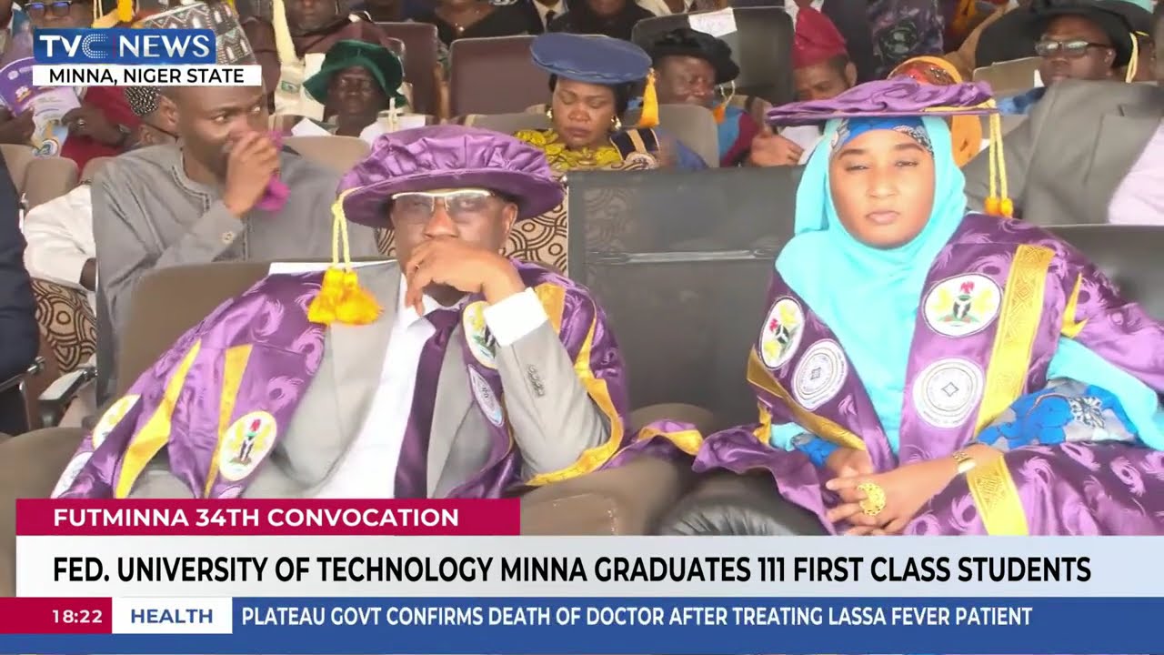 FUT Minna Graduates 111 First Class Sudents At 34th Convocation