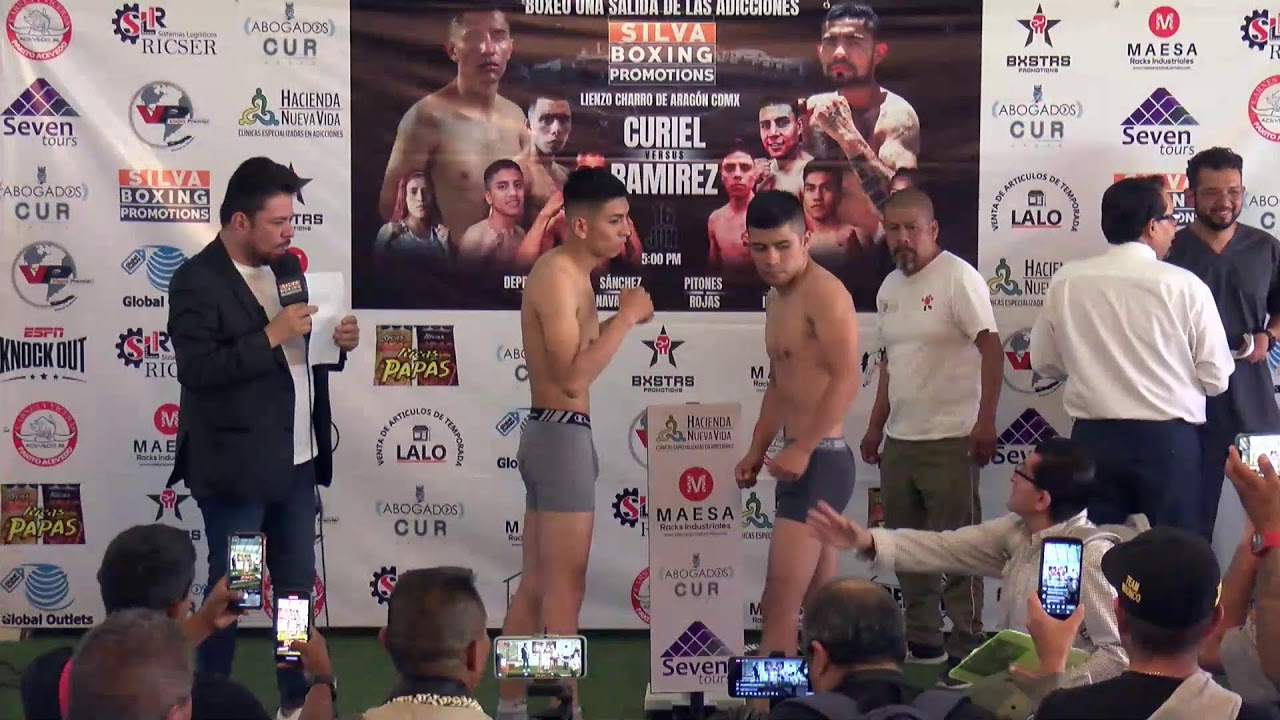 Silva Boxing Ceremonia de Pesaje