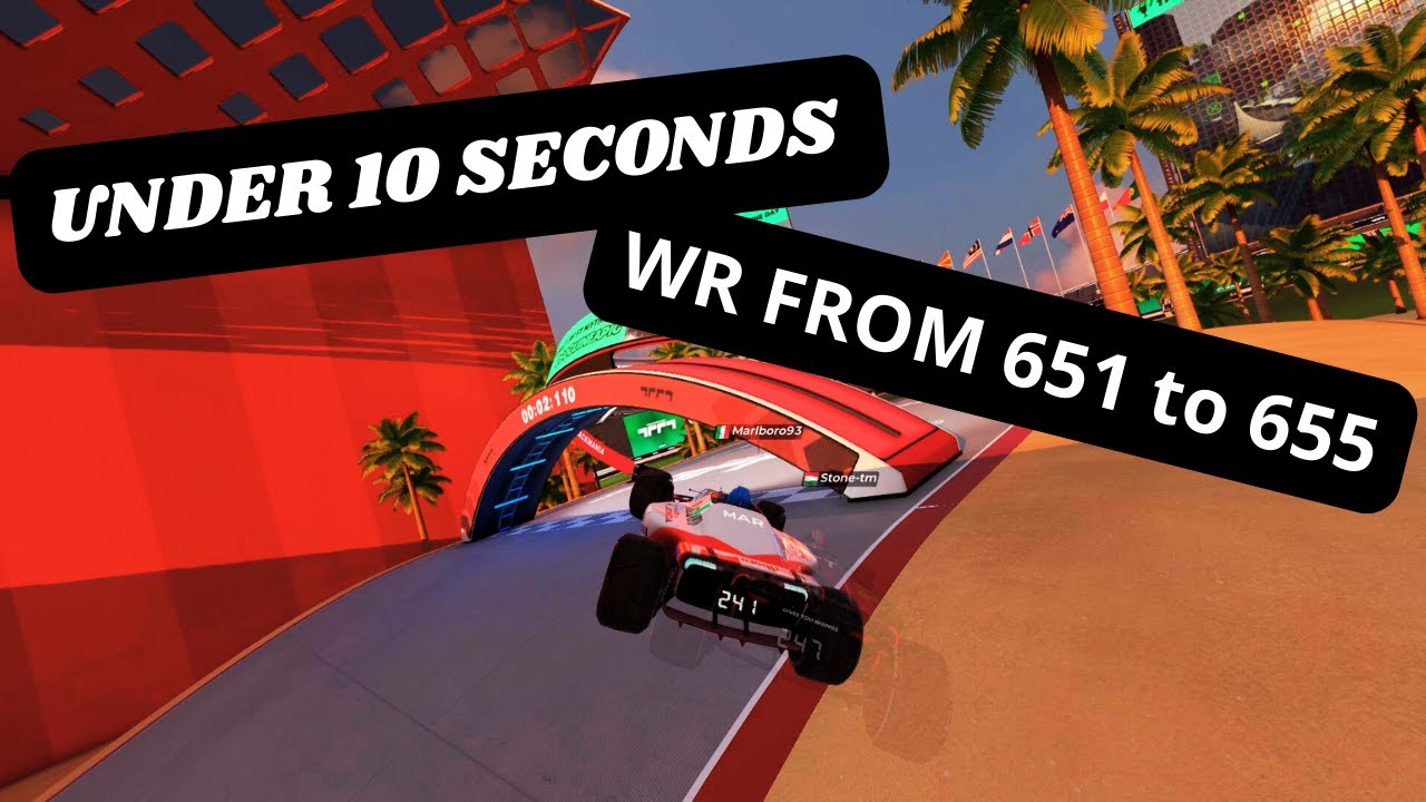 Trackmania Under 10-sec Everios V7  |  WR from 651 to 655