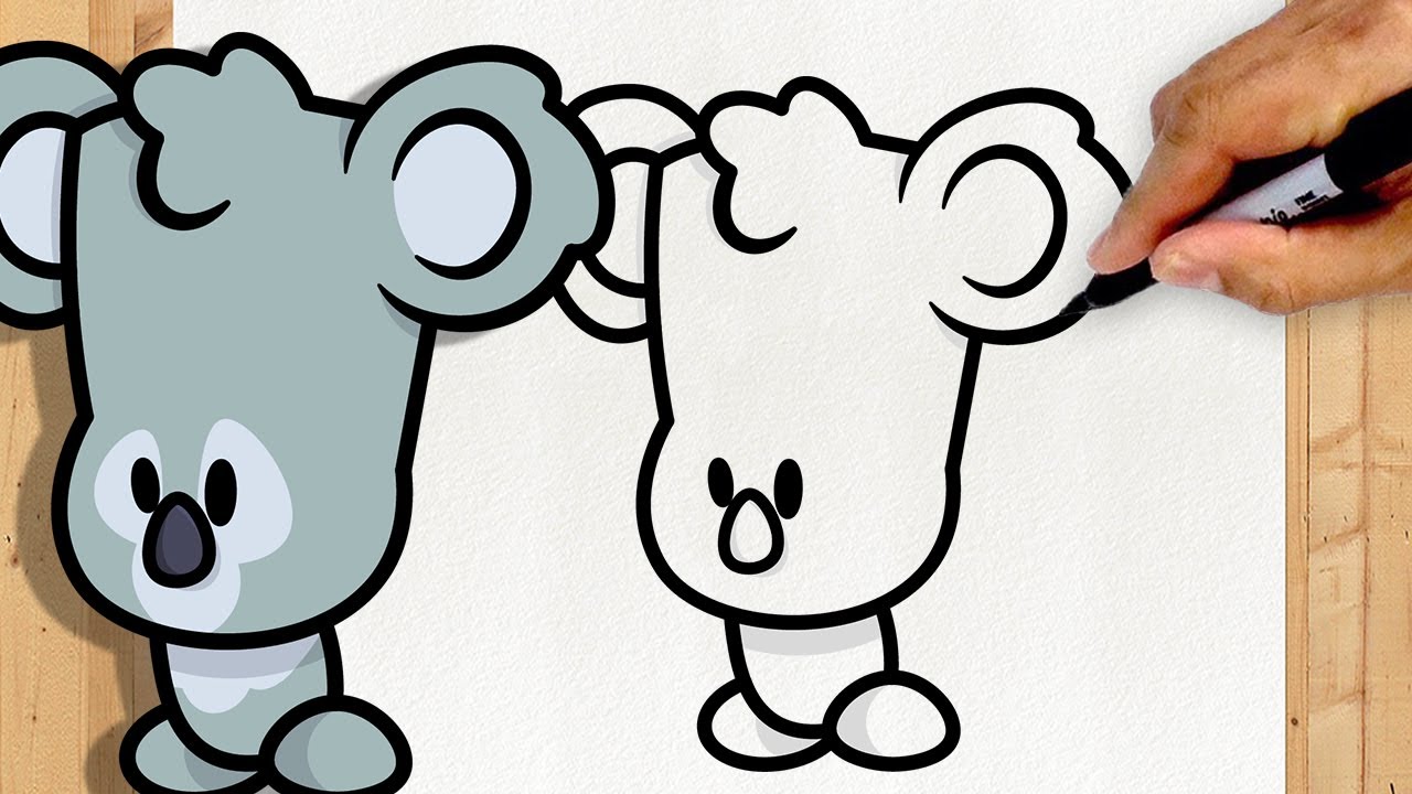 HOW TO DRAW CALY FROM SUSPECTS MYSTERY MANSION | Koala Suspects | Step by Step Simple and Easy
