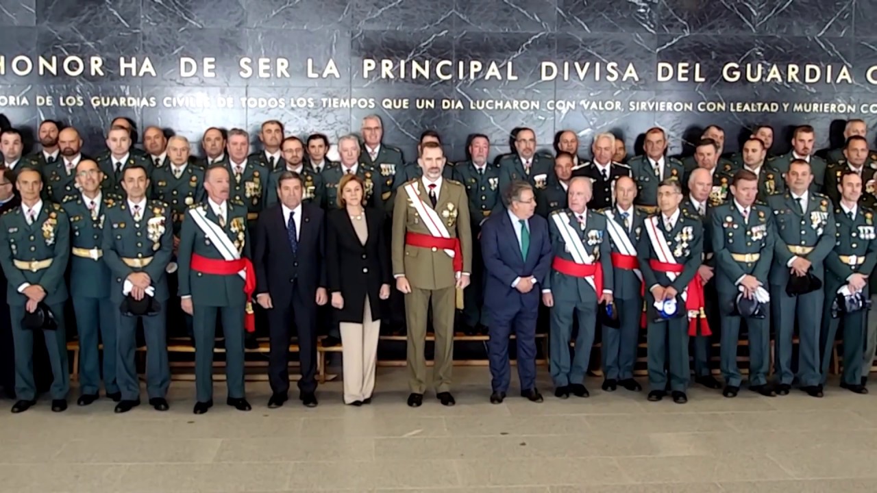 S.M. el Rey visita la Academia de Oficiales de la Guardia Civil de Aranjuez.