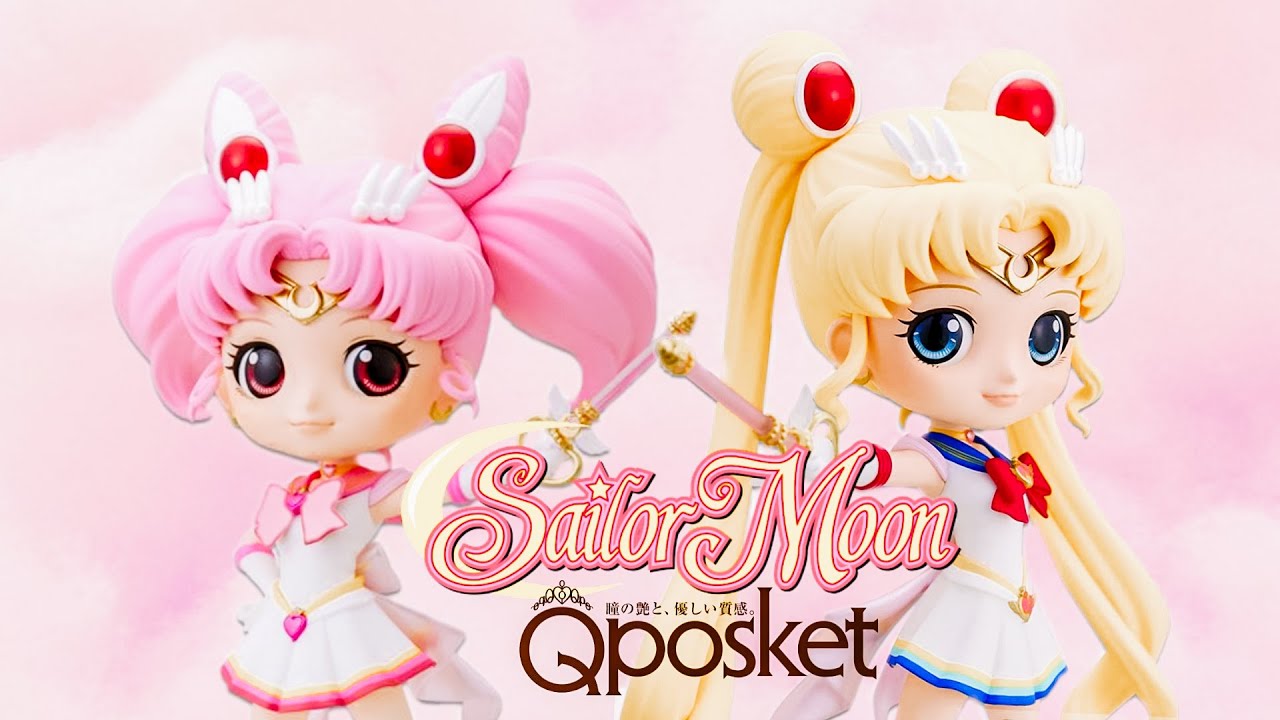 Super Sailor Moon & Sailor Chibi Moon Q Posket Kaleido Scope Ver: Unboxing & Review