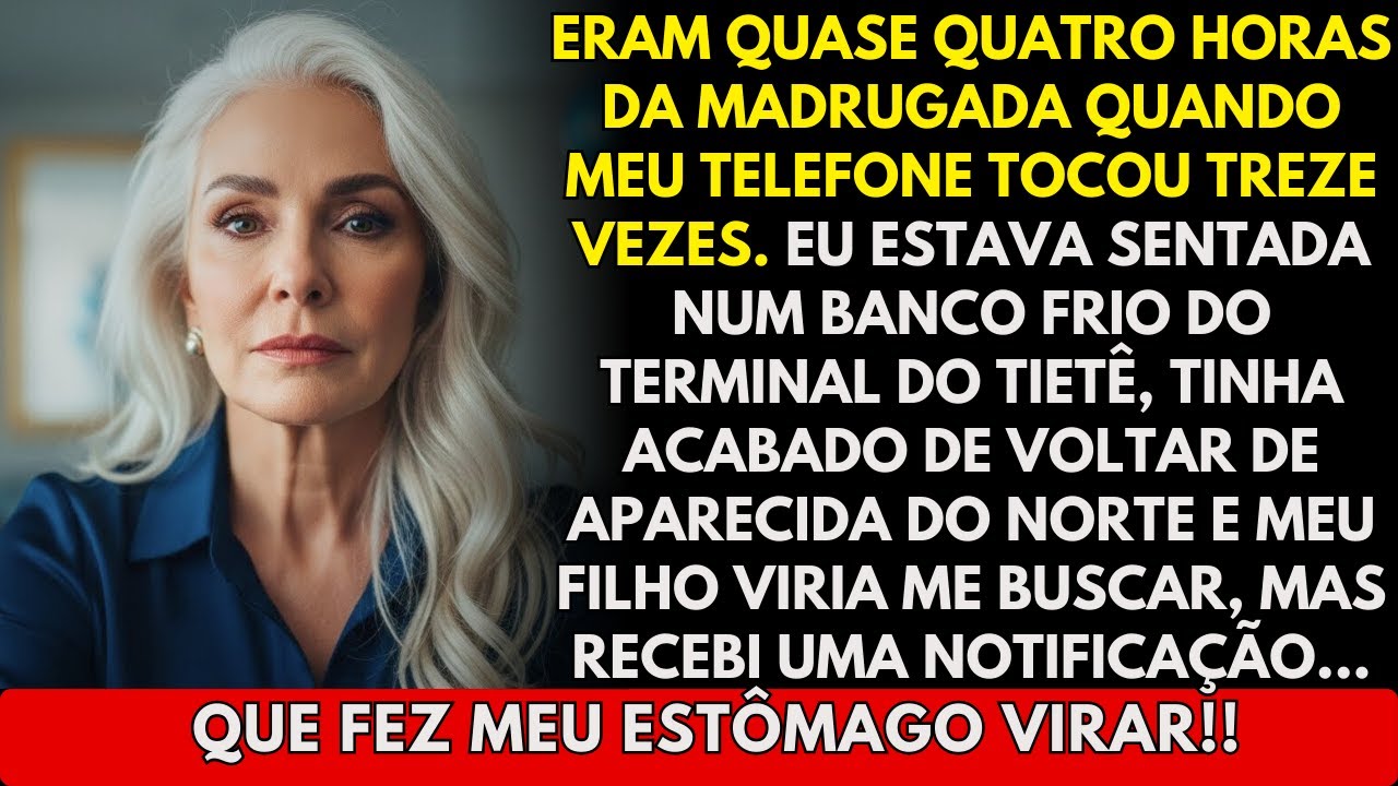 Passei meu negócio pros filhos e cuidei dos netos, me abandonaram no Terminal do Tietê de madrugada