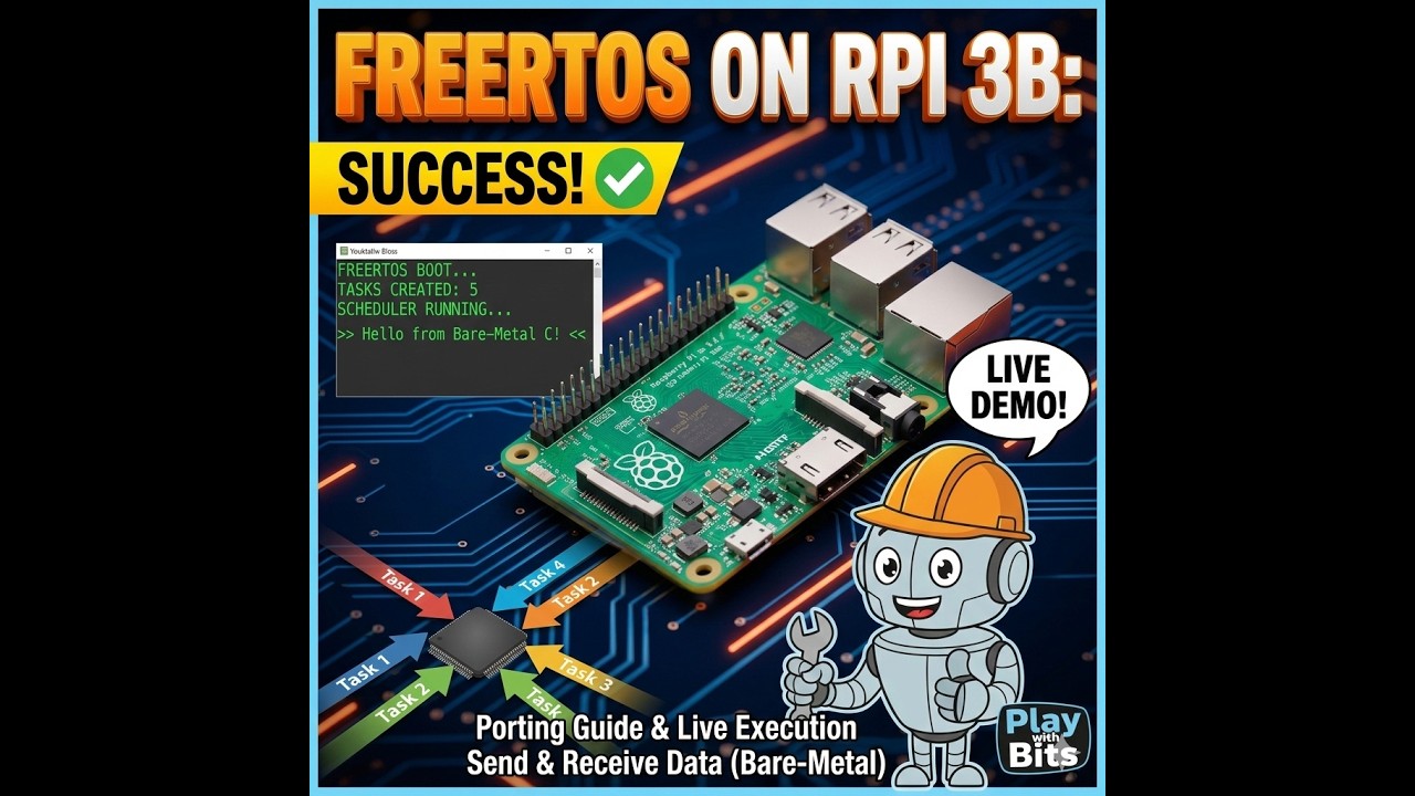 FreeRTOS! Successfully ported to RPI 3B
