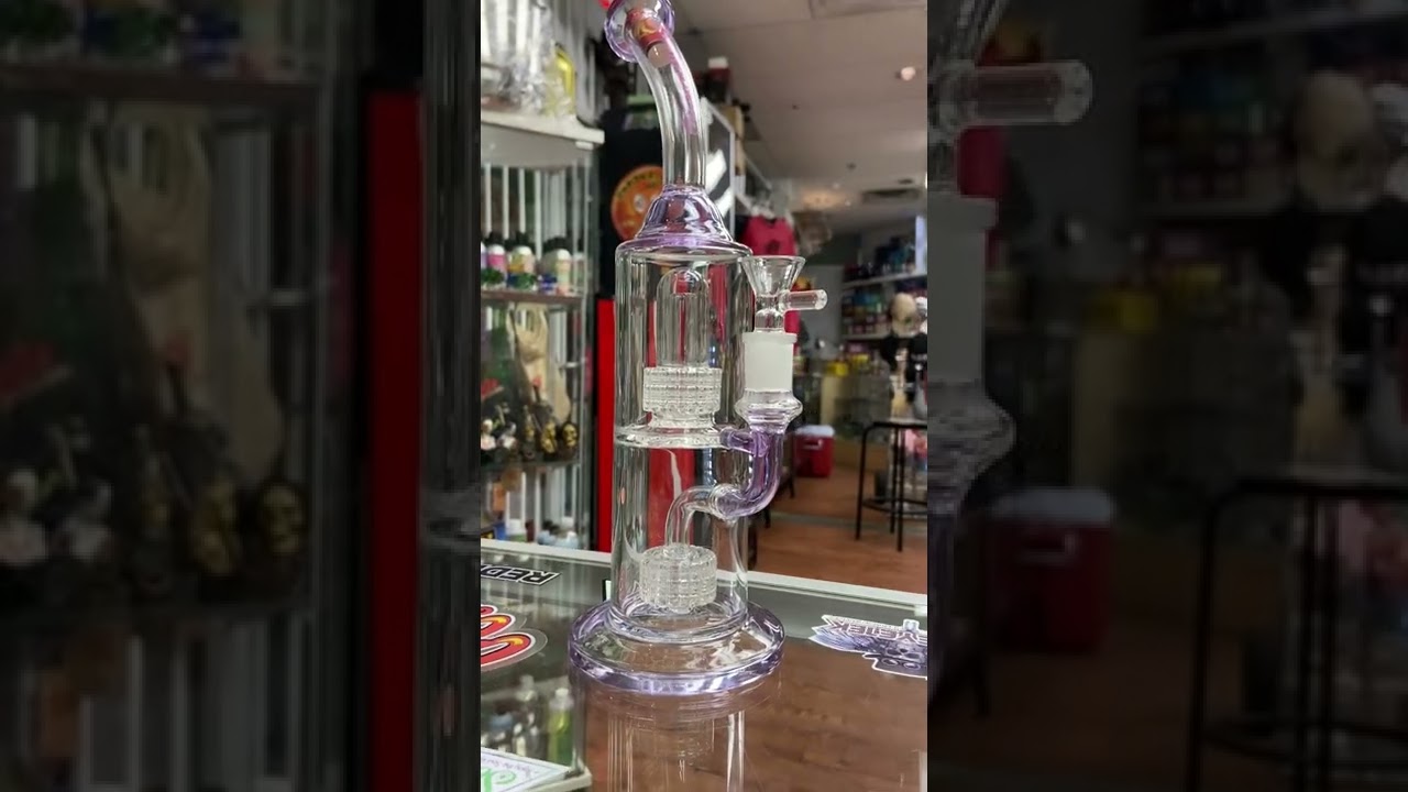 Xtreme glass bent neck double grid Perc