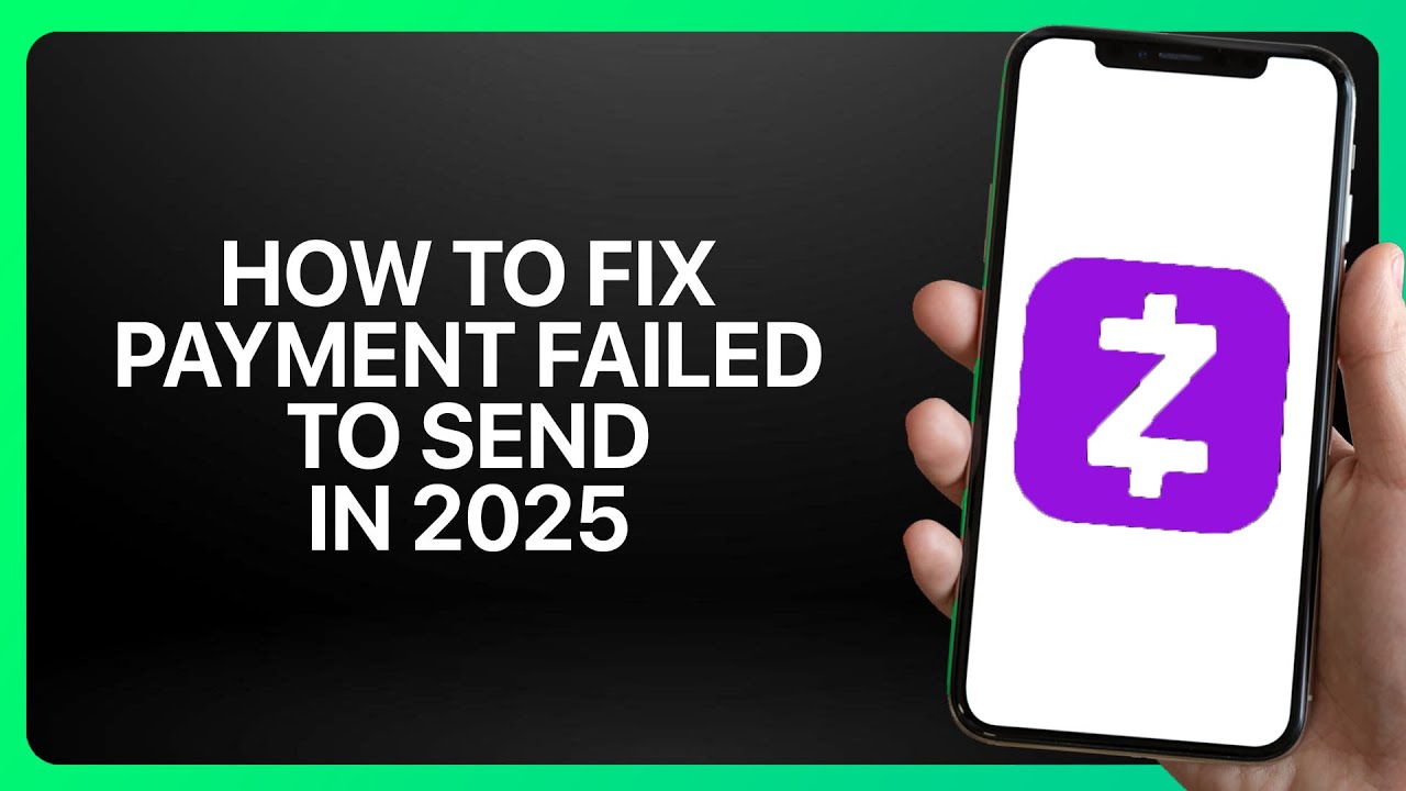 How To Fix Zelle Payment Failed To Send In Zelle ! Tutorial