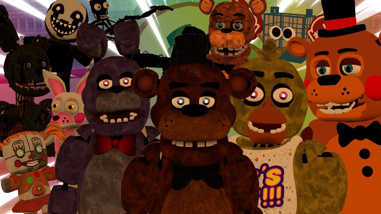 BRAND NEW ACCURATE GMOD FNAF MODELS! + NEW PIZZERIA MAP! + FNAF HELP WANTED PLUSHIE MODELS!