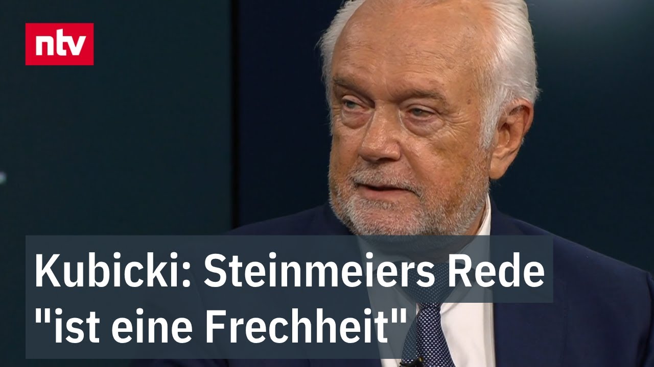 Kubicki: Steinmeiers Rede 