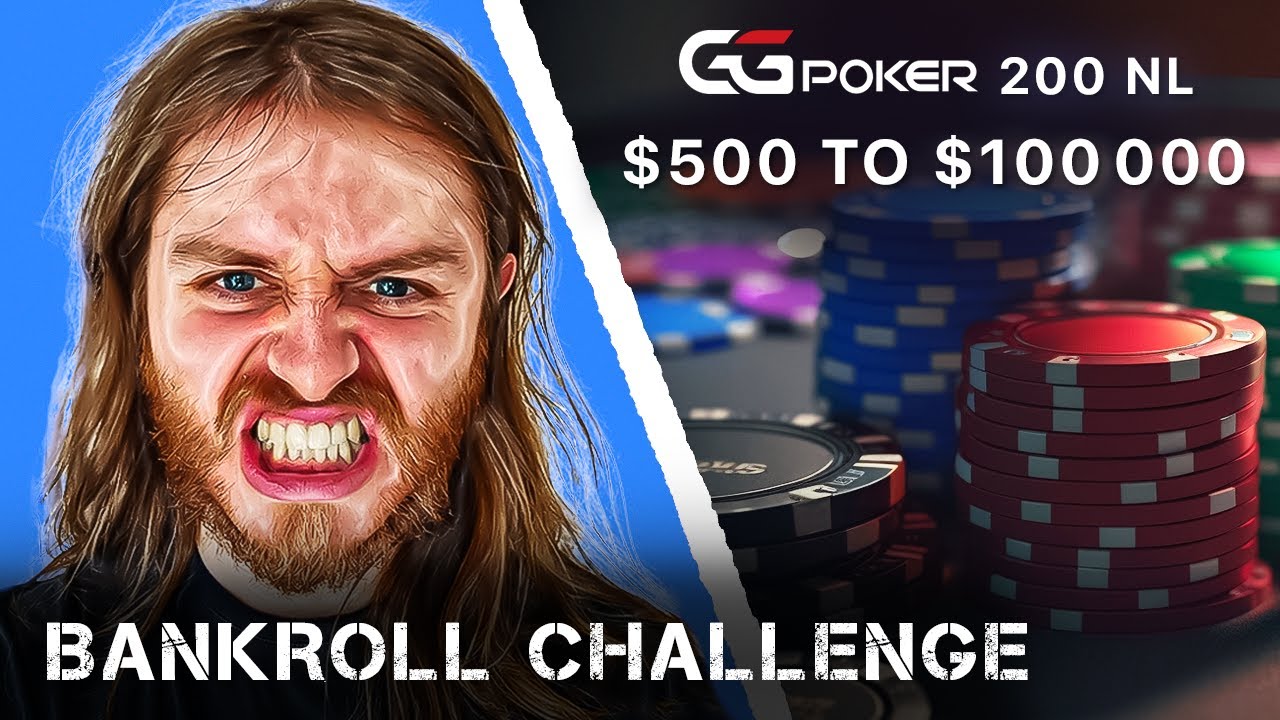 NEW BANKROLL CHALLENGE BEGINS 📈 $500 to $100,000 on GGPoker