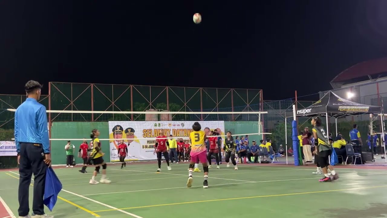 SXA-ONE VOLLEY sedang live sekarang!set ke 2 tectona Bdg x arsila subang scor