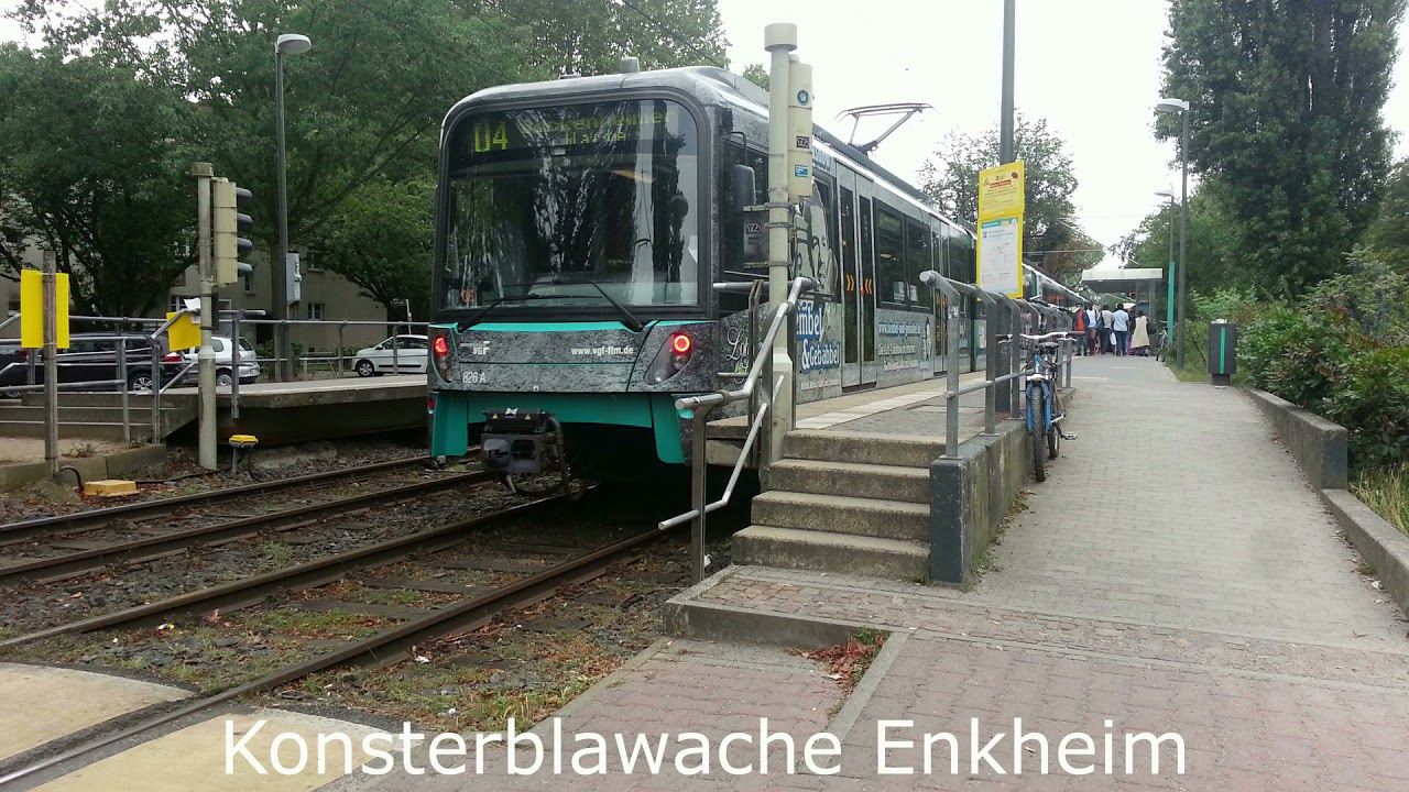 Ansagen U4 von Bockenheimer Warte bis Enkheim (2017)