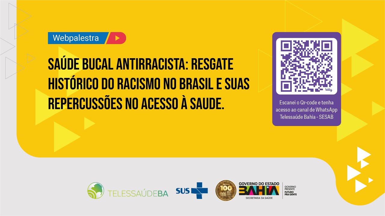 Saúde bucal antirracista.
