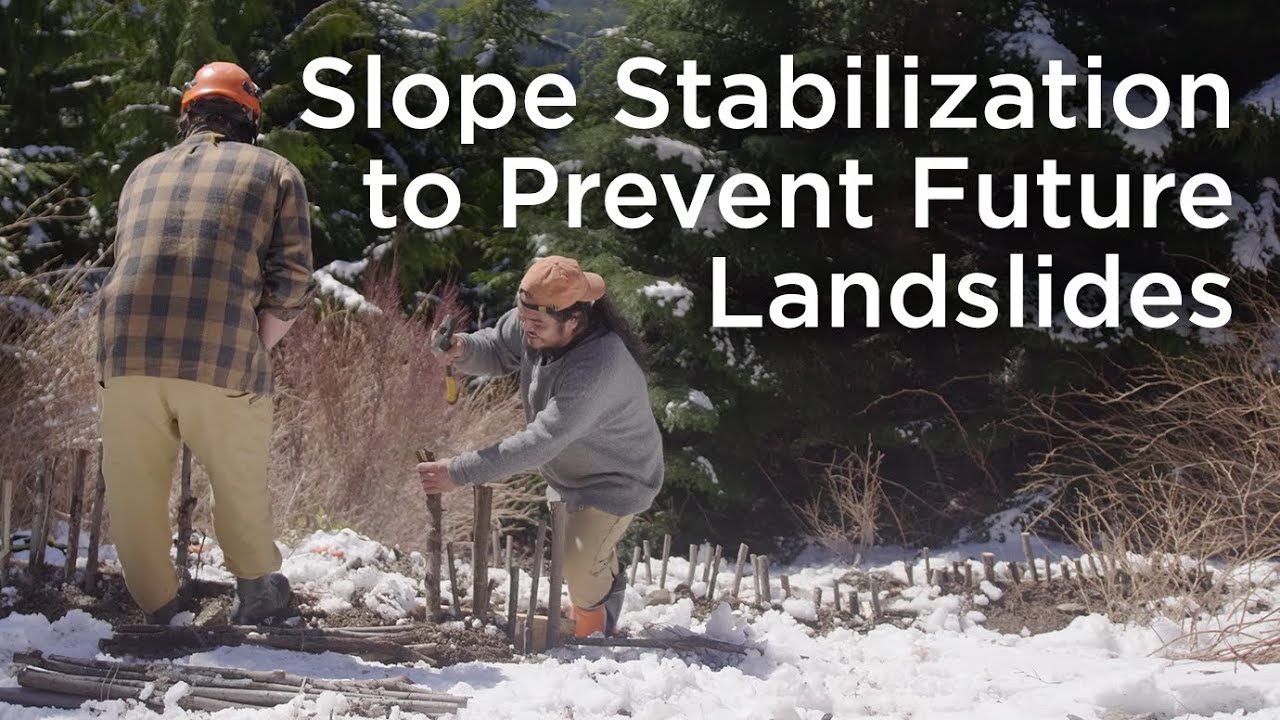 Stabilizing Slopes to prevent future Landslides at Hesquiaht Harbour