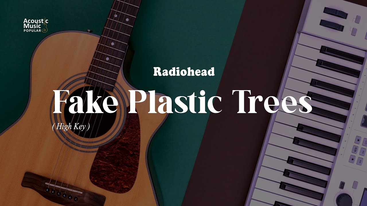 Radiohead -  Fake Plastic Trees (Karaoke and Lyric | High Key)