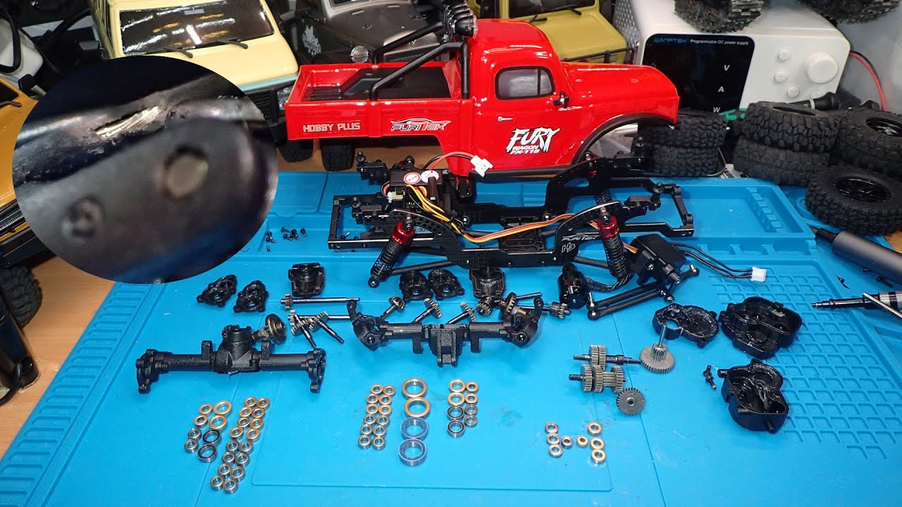Furitek FX118 Fury Wagon: Ball Bearings - and Check your Motor Wires!