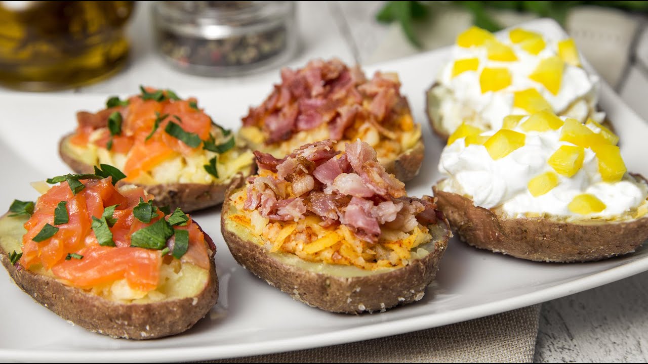 ВКУСНЫЙ ОБЕД ЗА 10 МИНУТ // Крошка картошка в микроволновке + 3 начинки