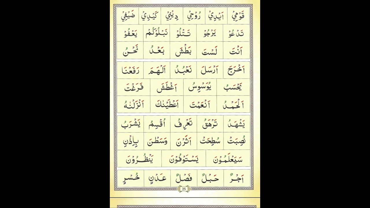 Ahsanul Qawaid Lesson 16 Page 25,26