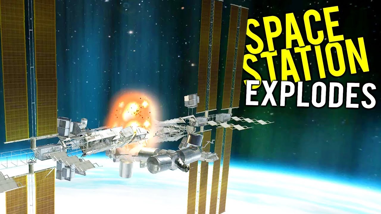 SPACE STATION EXPLODES AND CRASHES INTO THE EARTH! - Disassembly 3D Gameplay