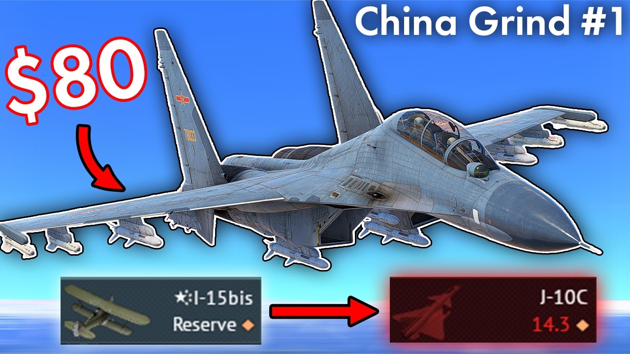 I Tried Grinding China With an OVERPOWERED $80 Plane&hellip; | China Grind #1 (Su-30MKK)