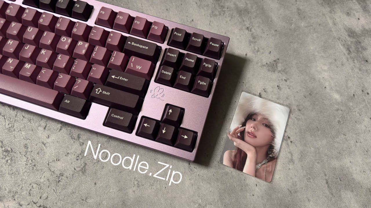 Noodle.Zip with Cherry MX Purples sound test