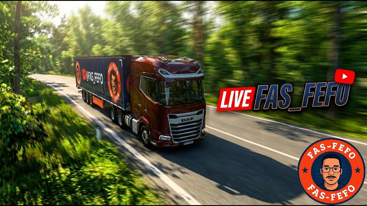 🔴AO VIVO🔴 - EURO TRUCK SIMULATOR! DAF MONSTRO!!! MAPA NO BRBRASIL!