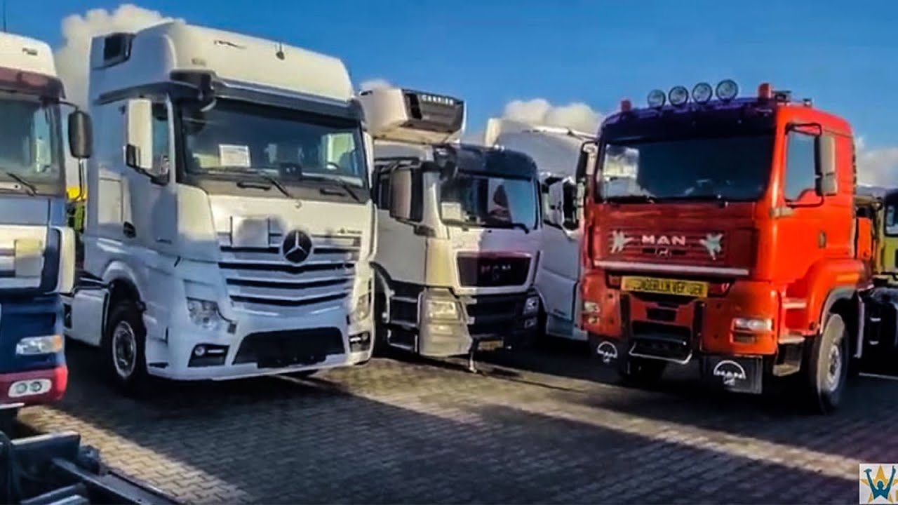 Kinshasa 🇨🇩 Des VÉHICULES et TRACTEURS d'OCCASION : Mercedes, Volvo, DAF, Scania