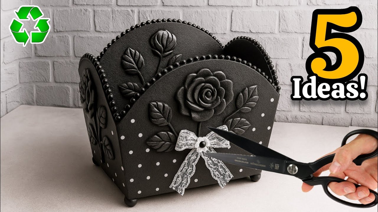 Transforming Cardboard & Fabric Scraps ♻️😱 5 GENIUS Recycling Ideas That Will Amaze You!