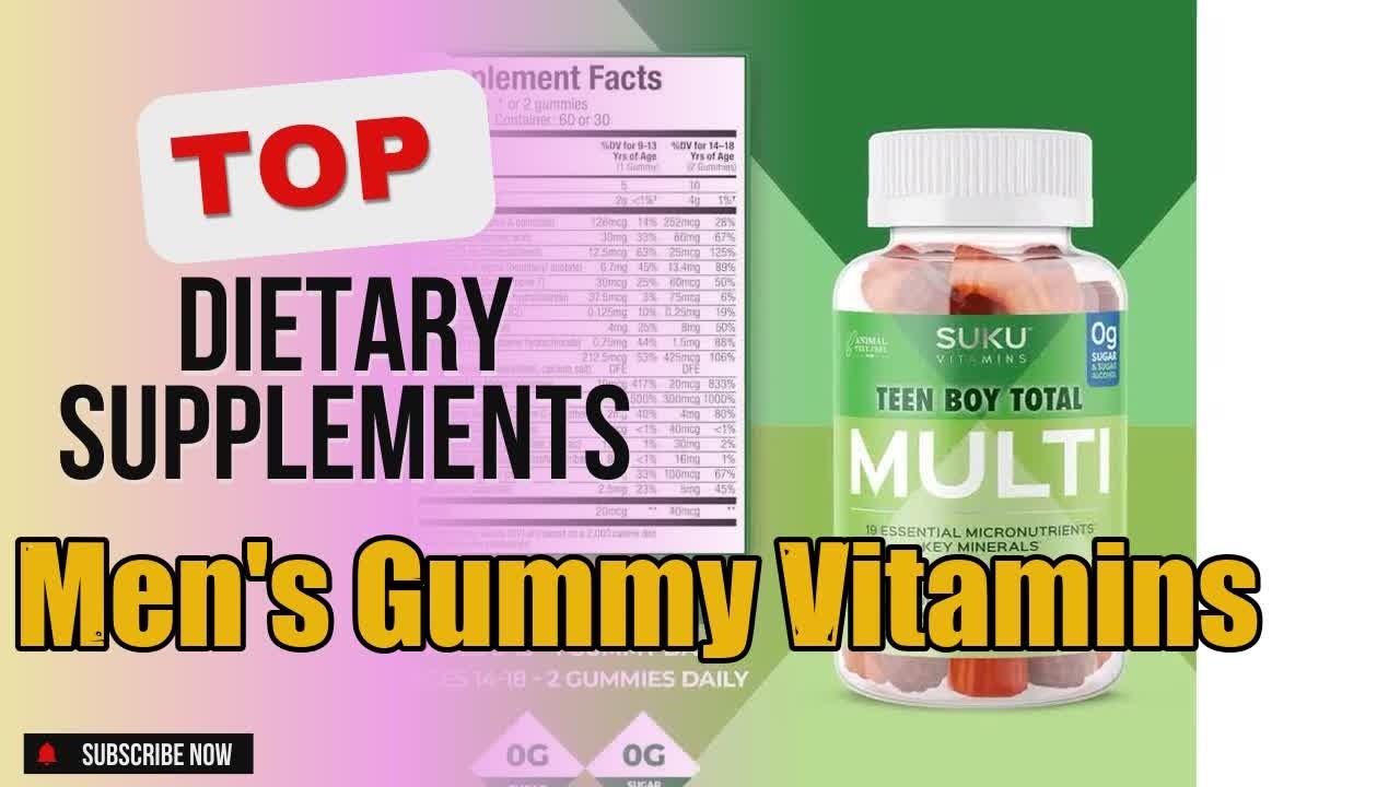 Top 5 Dietary Supplements about Men's Gummy Vitamins Selling of NOW