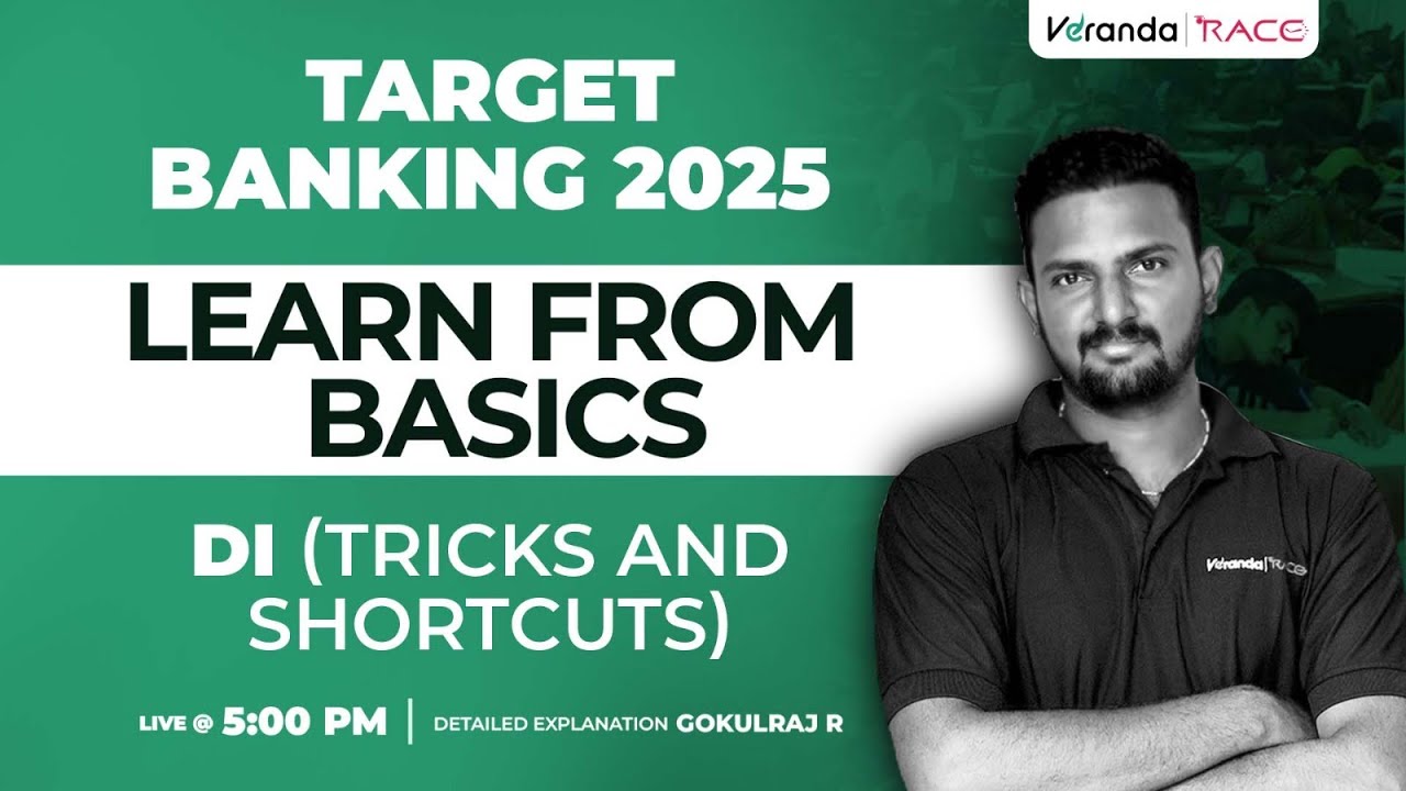 TARGET BANKING | LEARN FROM BASICS | DI (TRICKS & SHORTCUTS ) BY GOKUL SIR