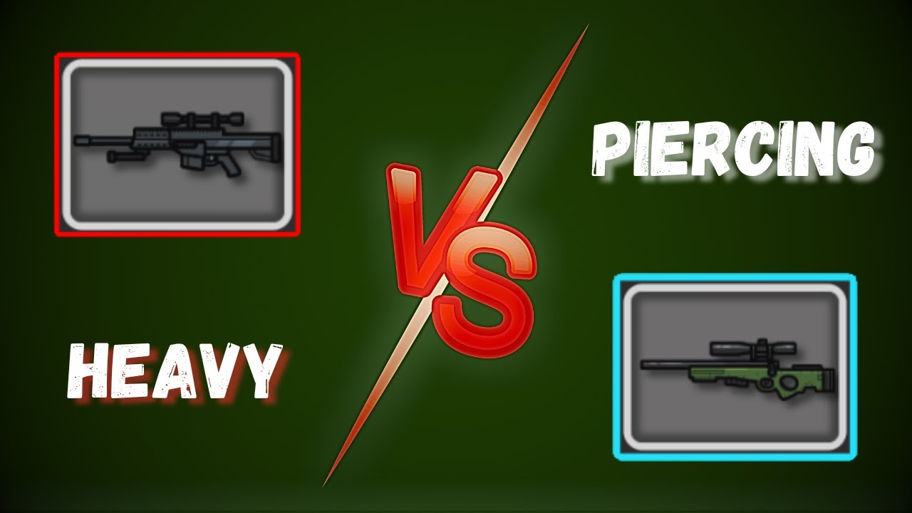 Piercing Sniper VS Heavy Sniper | Battledudes.io (As of Season 9)