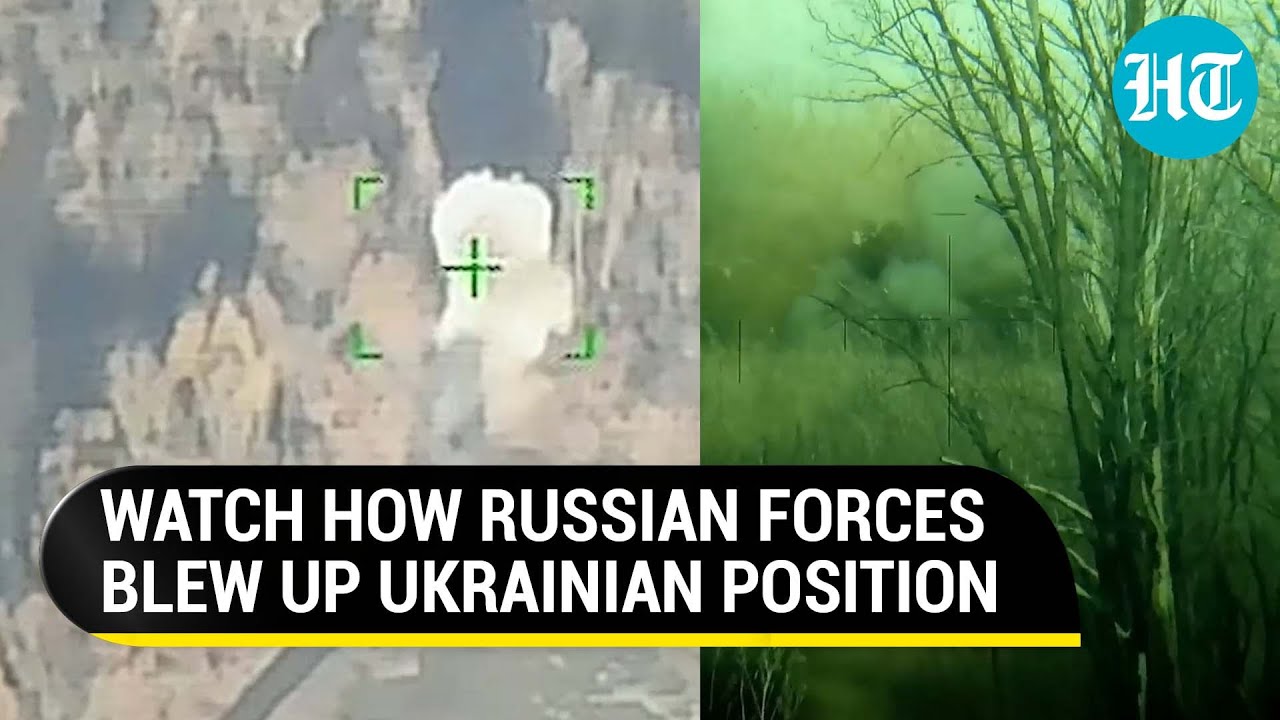 Russia releases dramatic footage of precision strike on Ukraine Army | Watch