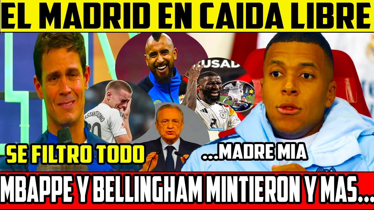 😳EL MADRID EN CAIDA LIBRE, MBAPPE Y HASTA EL CUELLO, LLORAN COMO MAGDALENAS Y MAS..💣