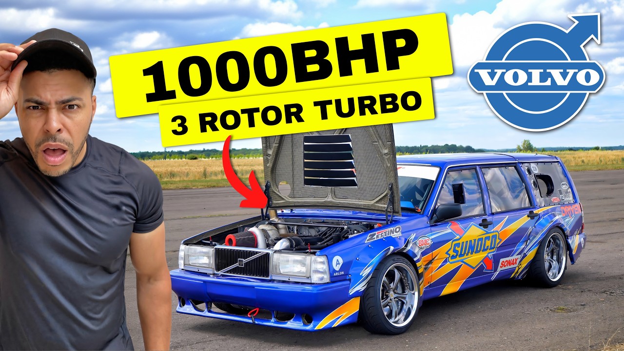 INSANE PULLS IN A 1000HP 3 ROTOR TURBO 1989 VOLVO 745
