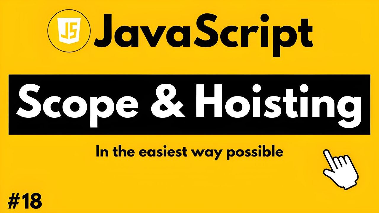 JavaScript Hoisting & Scope Explained Simply 🚀 | Beginner-Friendly Guide